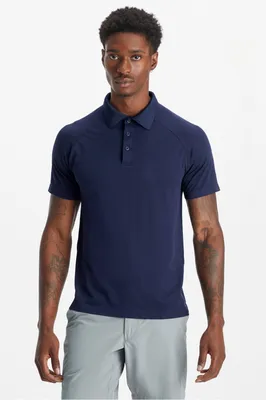 Fabletics Men The Training Day Polo male Navy Size