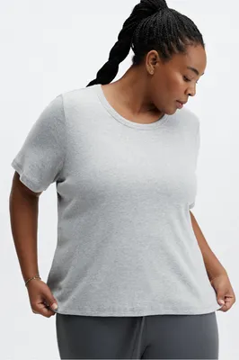 Fabletics Tinsley Short-Sleeve Tee Womens plus Size