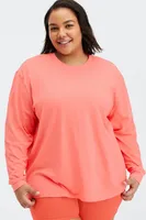 Fabletics Long Sleeve Boyfriend Tee Womens plus Size