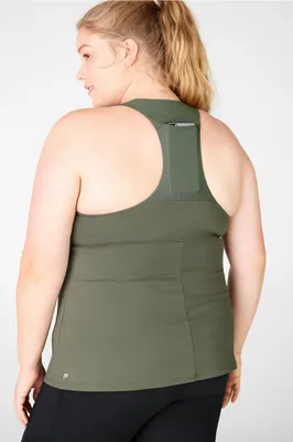 Fabletics On-the-Go Built-In Tank Womens Safari plus Size 4X