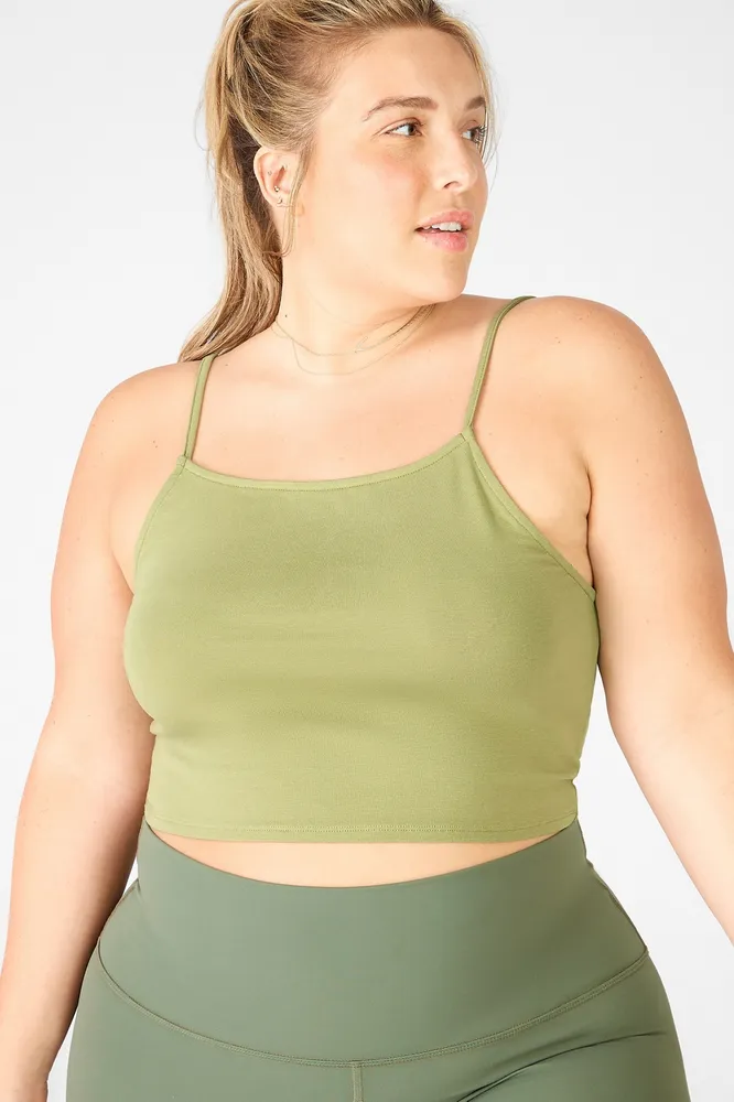 Fabletics Melanie Crop Tank Womens plus Size