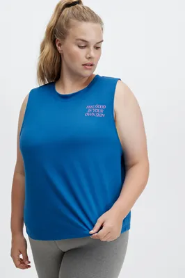 Fabletics Cropped Muscle Tank Womens plus Size