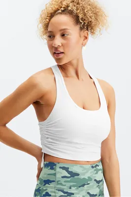 Fabletics Jacqueline Built-In Bra Tank Womens white Size