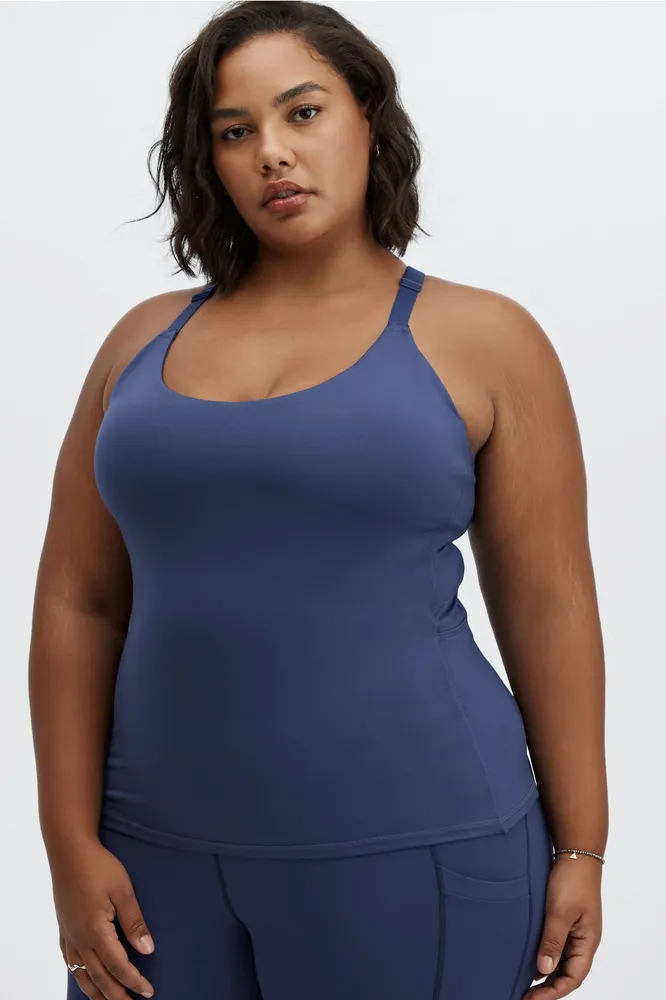 Fabletics On-The-Go Built-In Tank Womens plus Size