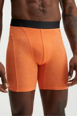 Fabletics Men The Blueprint Boxer Brief male Deep Orange Size