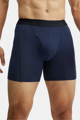 Fabletics Men The 24-7 Boxer Brief male Classic Navy Size