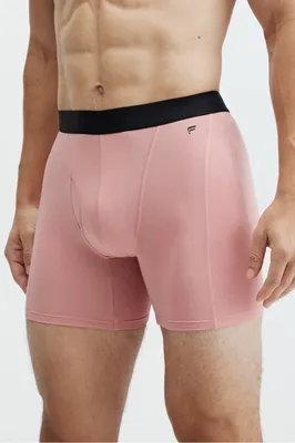Fabletics Men The 24-7 Boxer Brief male Pink Clay Size