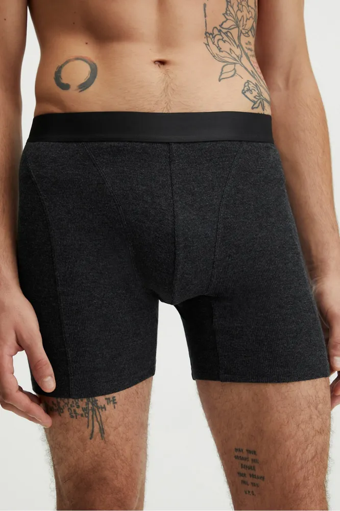 Fabletics Men The RestoreKnit Rib Boxer Brief male Size