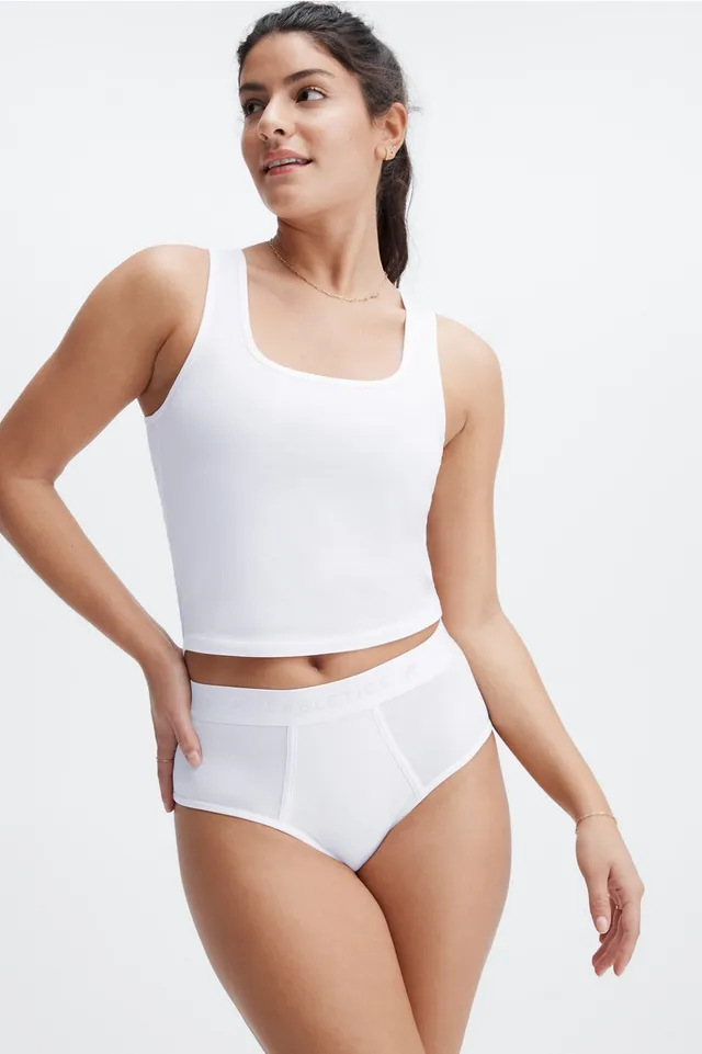 Fabletics 24/7 Pride High-Waisted Brief Womens Light Heather Grey