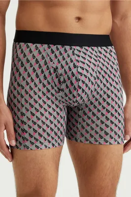 Fabletics Men The 24-7 Boxer Brief male Scarlet Pink Connection Size