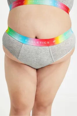 Fabletics 24/7 Pride High-Waisted Brief Womens plus Size