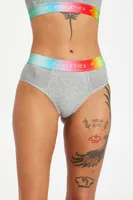 Fabletics 24/7 Pride High-Waisted Brief Womens Size