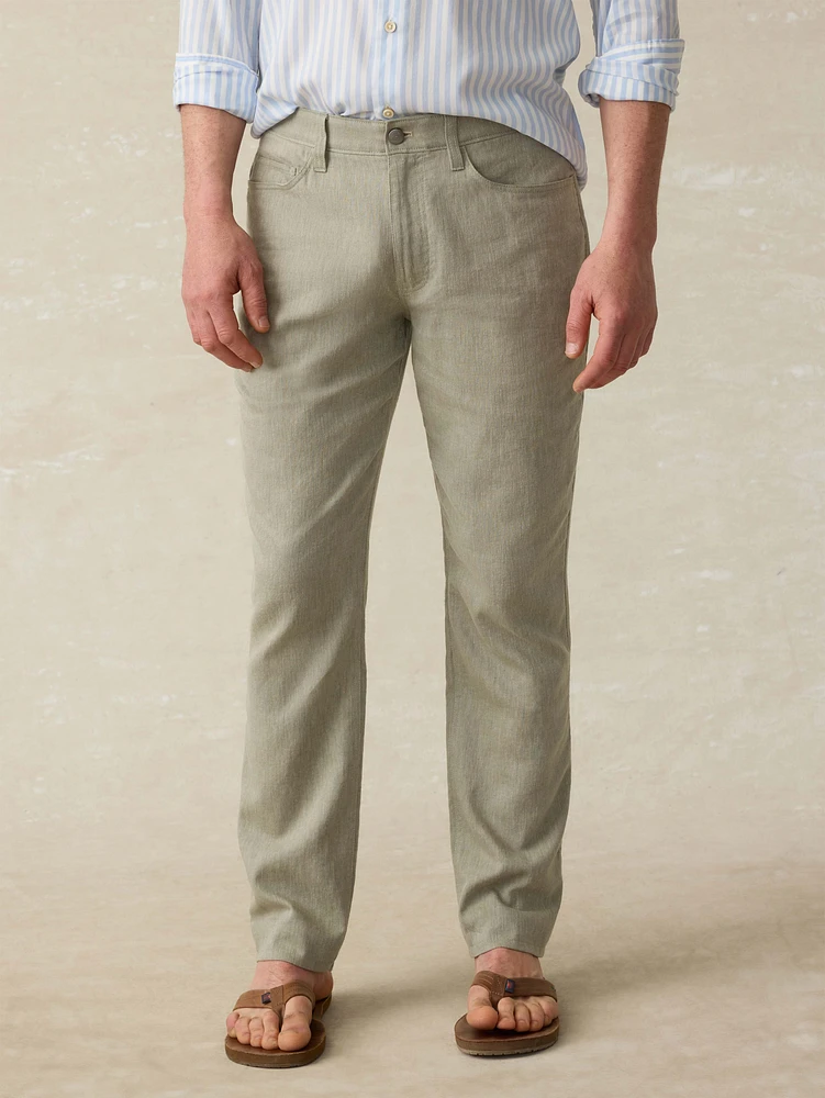 Movement™ Linen 5-Pocket Pant