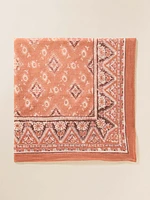 Spring Salutation Bandana - Red Rock
