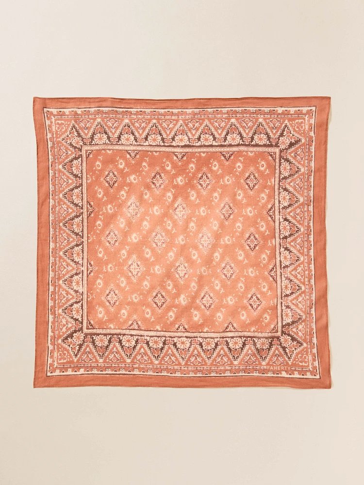 Spring Salutation Bandana - Red Rock