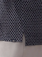 Short-Sleeve Movement Pique Polo - Midnight Fishscale