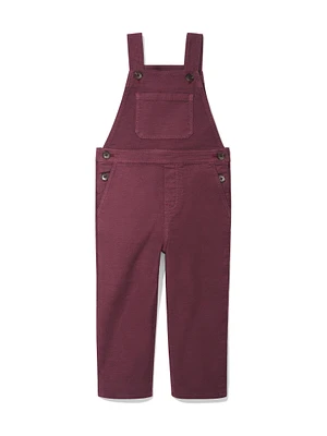 Kids Stretch Terry Overalls - Catawaba Grape