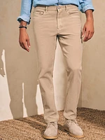 Stretch Terry 5-Pocket Pant  - Desert Khaki