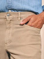 Stretch Terry 5-Pocket Pant  - Desert Khaki