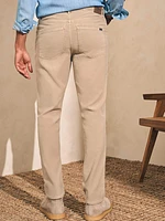 Stretch Terry 5-Pocket Pant  - Desert Khaki