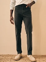 Stretch Corduroy 5-Pocket Pant (34" Inseam) - Washed Black