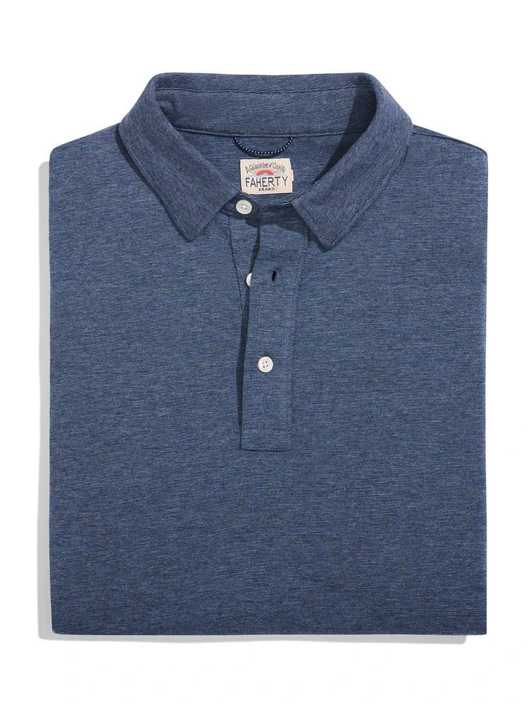 Movement™ Short-Sleeve Polo - Sea Navy Melange