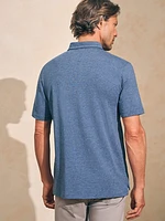 Movement™ Short-Sleeve Polo - Sea Navy Melange