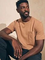 Sunwashed Pocket Tee - Walnut