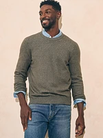 Mountain Crew Sweater (Tall) - Olive Heather