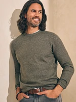 Mountain Crew Sweater (Tall) - Olive Heather