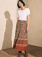 Harlow Skirt - Umber Folly Floral