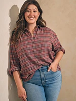 Olli Top - Mountain View Plaid