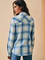 Malibu Shirt - Indigo Plaid