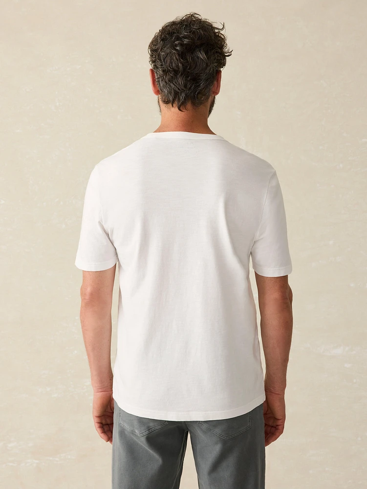 Sunwashed Pocket Tee - White
