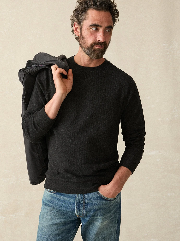 Legend™ Sweater Crew - Heathered Black Twill