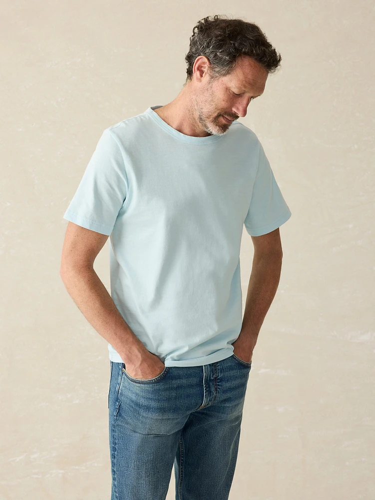 Sunwashed Tee (Tall) - Blue Oasis