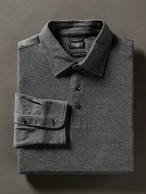 Movement™ Long-Sleeve Pique Polo