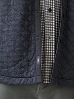 Epic Quilted Fleece CPO (Tall) - Navy Melange