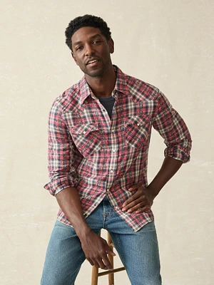 Artisan Twill Western Shirt - Redfern Valley Plaid