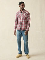 Artisan Twill Western Shirt - Redfern Valley Plaid