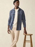 Legend™ Sweater Shirt - Blue Winds Plaid
