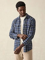 Legend™ Sweater Shirt - Blue Winds Plaid