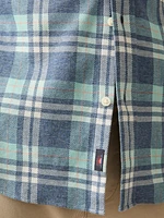 Coastline Knit Shirt - Holbrook Island Plaid