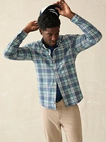 Coastline Knit Shirt - Holbrook Island Plaid