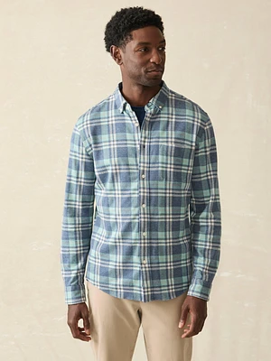 Coastline Knit Shirt - Holbrook Island Plaid