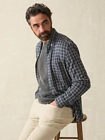 Coastline Knit Shirt - Twilight Check