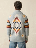 Steven Paul Judd Cardigan Sweater - Mountain River Ombre