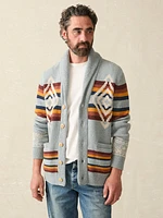 Steven Paul Judd Cardigan Sweater - Mountain River Ombre