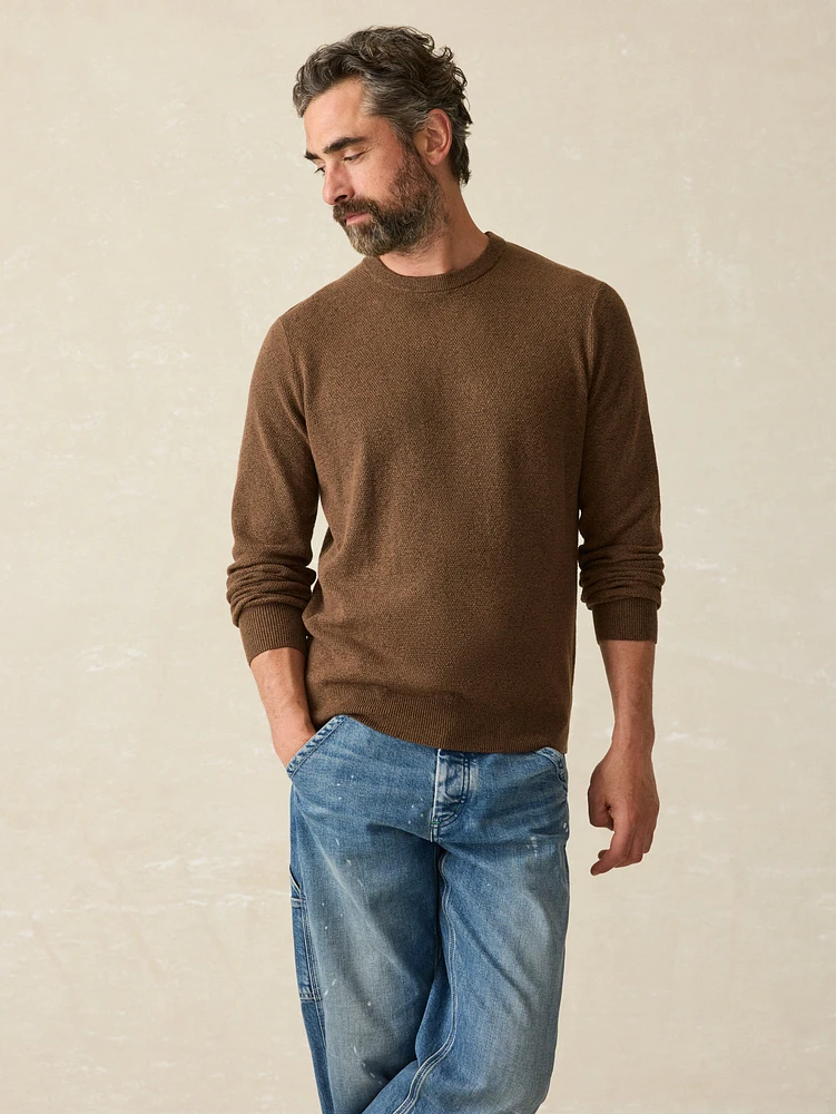 Jackson Crew Sweater - Trail Brown Heather