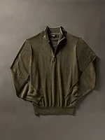 Movement™ Quarter Zip Sweater - Olive Ridge Heather